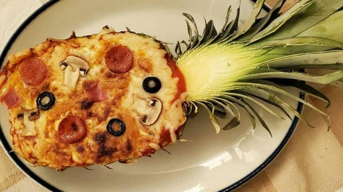 Раздражение от ананаса. Пицца с ананасами.
