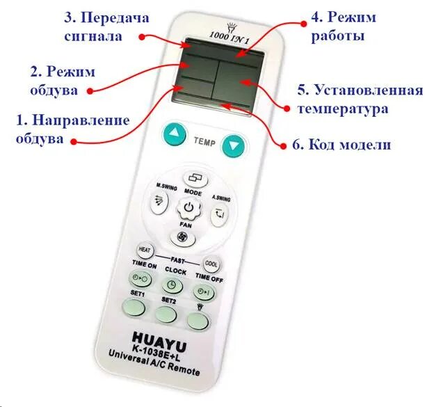 Пульт кондиционера k-1038e+l Huayu. Пульт Huayu k-1038e+l таблица кодов. Как подключить универсальный пульт к приставке. Настройка пульта Huayu. Настрой пульт правильно