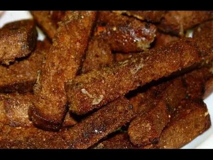 Как приготовить вкусные белые сухарики