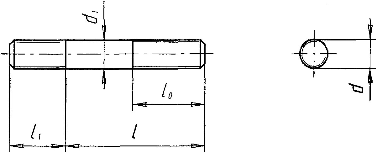 Шпильки м22x2.5 чертеж. Шпилька м16 чертеж. Фланцевая шпилька м22х500. Гайка стяжная для шпилек м3 чертеж.