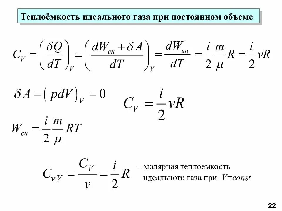 Удельная теплоемкость газа при постоянном давлении формула. Изобарная теплоемкость идеального газа формула. Молярная теплоемкость при постоянном объеме формула. Теплоемкость газа при постоянном давлении формула. Идеальная емкость формула