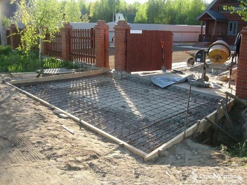 Как сделать площадку под
