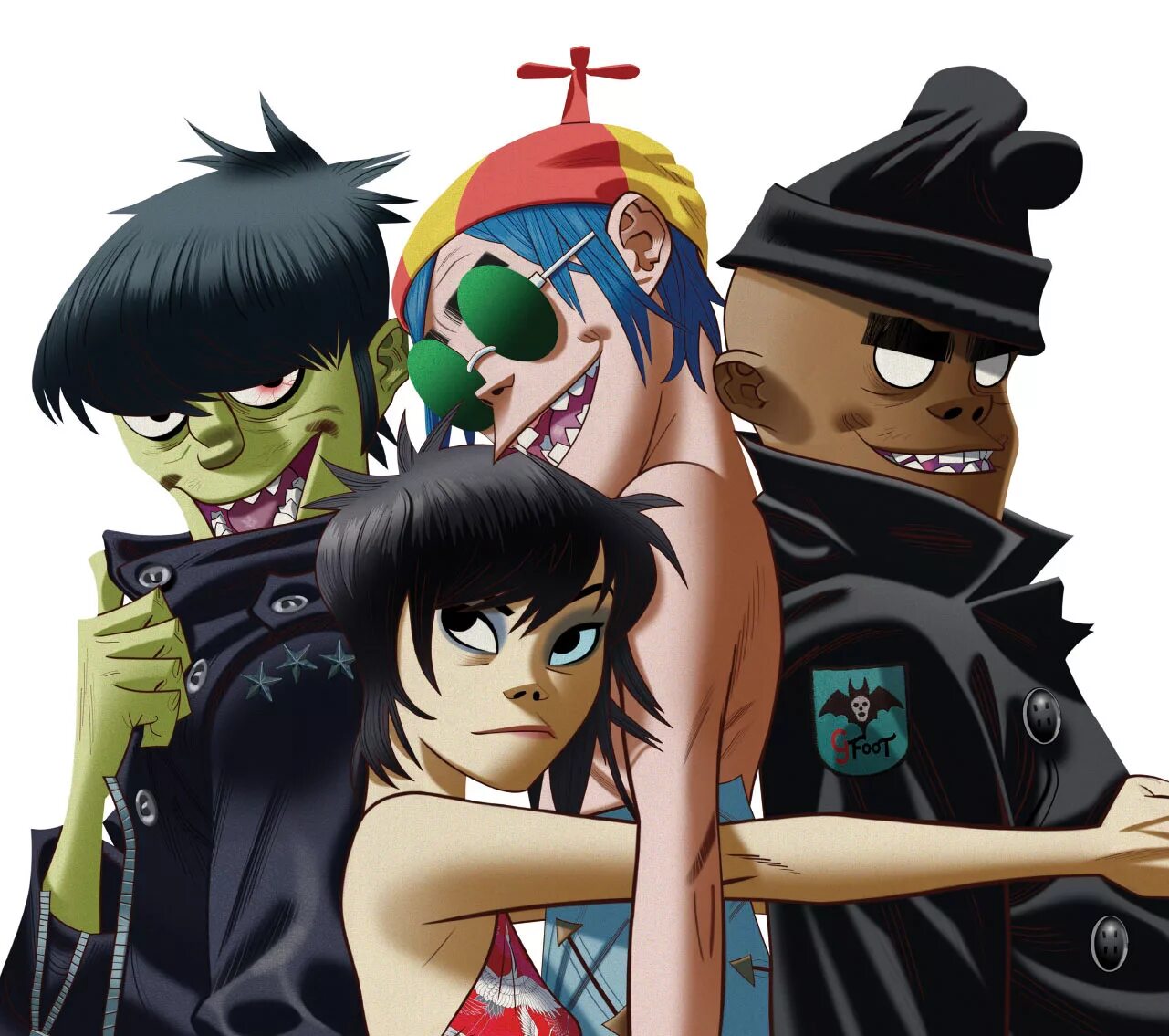 Гарилос. Группа Gorillaz. Гориллаз персонажи. Группа Gorillaz персонажи. Gorillaz 2010.