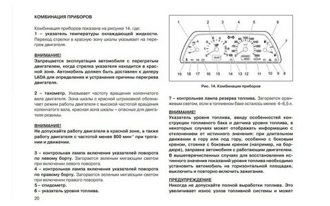 Контрольная лампа топлива