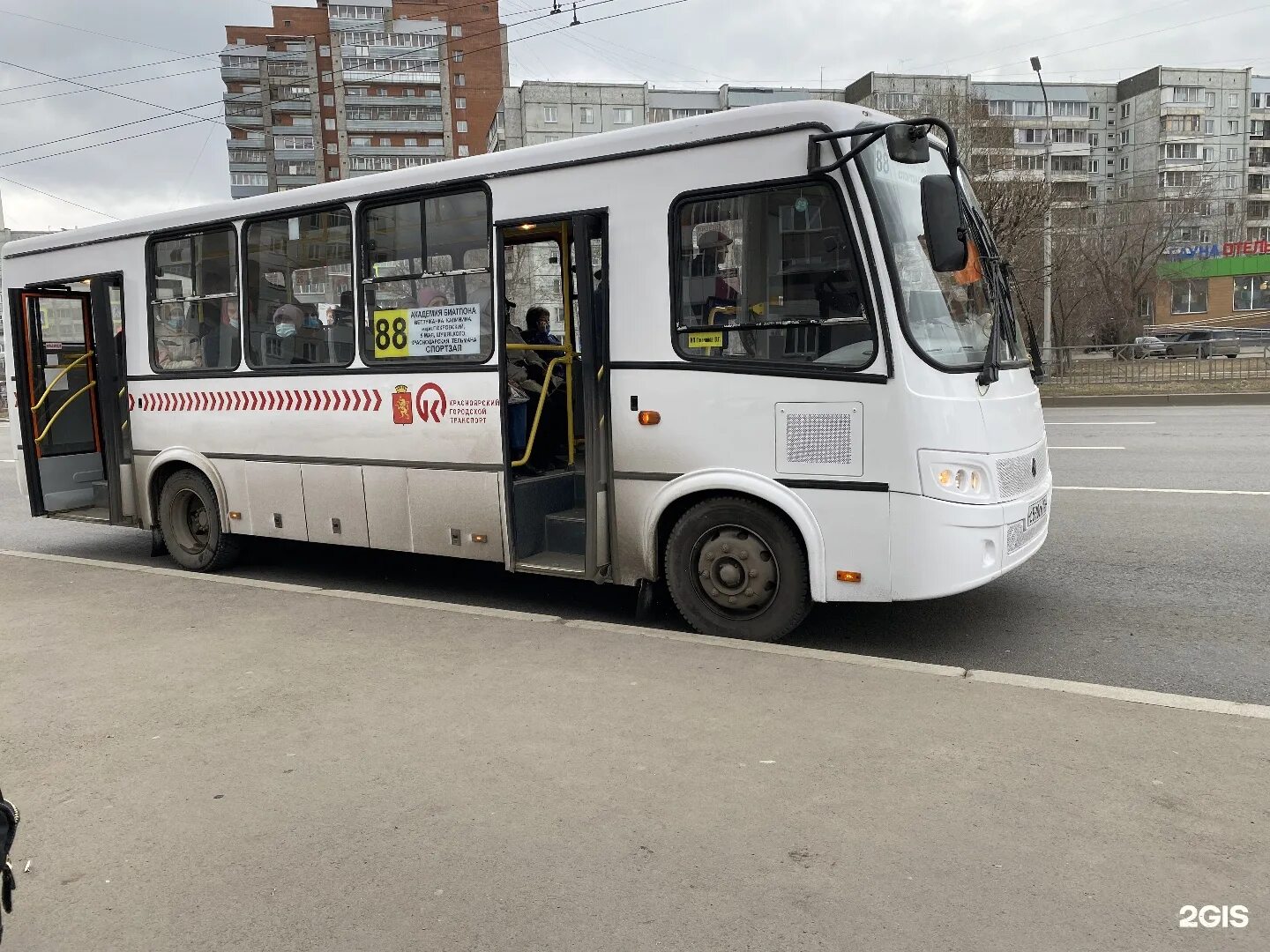 Остановки маршрута 88 красноярск