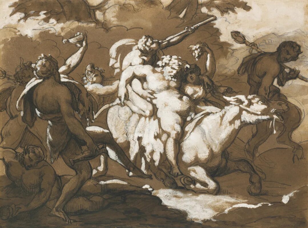 Античная мифология звезды. Gericault 1791. Жерико шествие Силена. Жерико Триумф силены. Жерико кентавры.