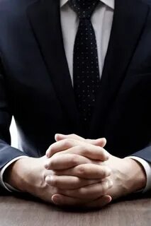 He his hands