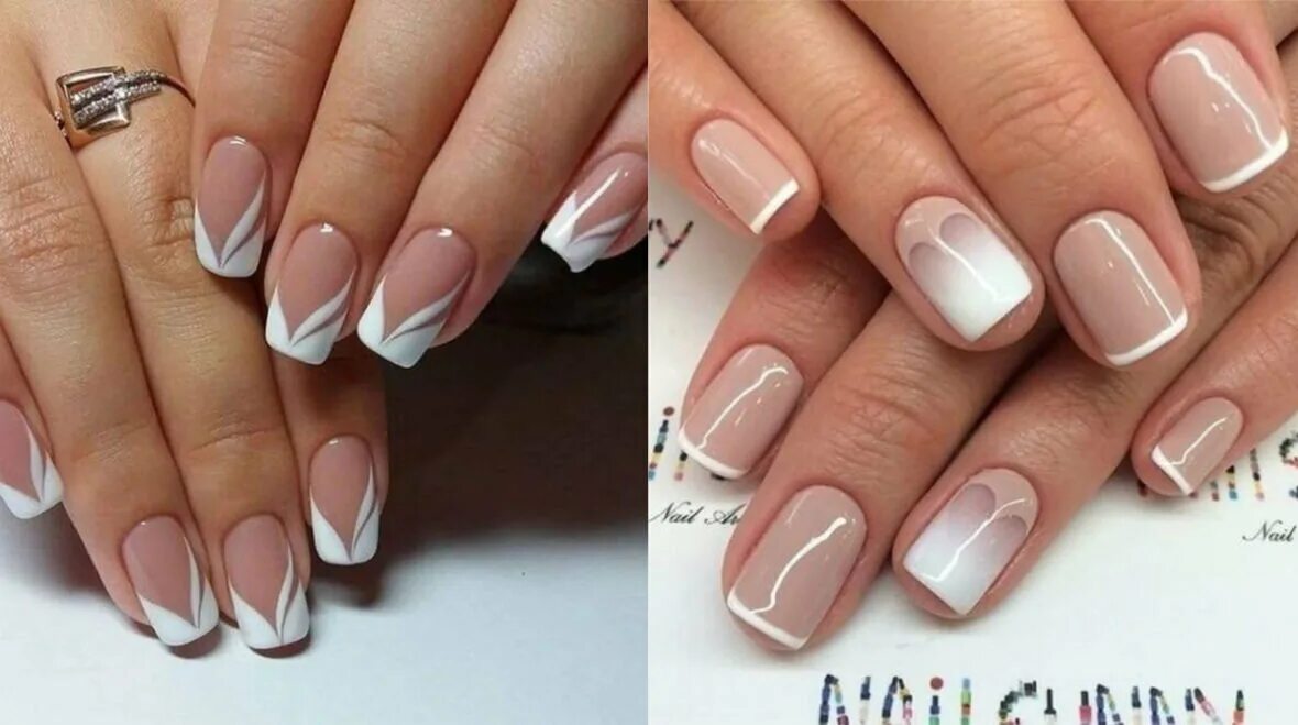 Маникюр френч тонкая полоска Item Type: False Nail Brand Name: EchiQ Material: Acrylic Application: Finger Ty