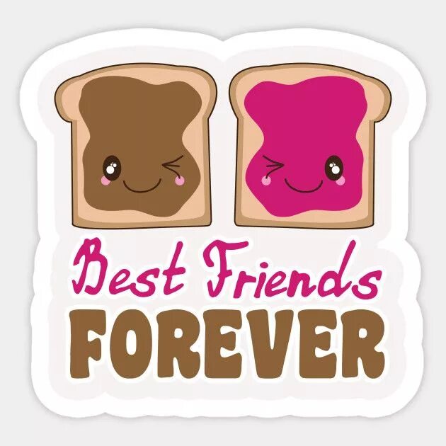 Good friends shop. BFF Стикеры. Стикеры для ЛП. Стикеры подружки. Милые Стикеры для подруги.