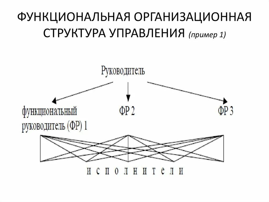 Характеристика функциональной структуры управления. Характеристика функциональной структуры управления