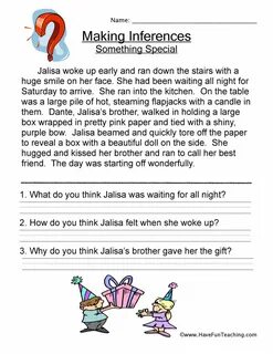 Inferring reading