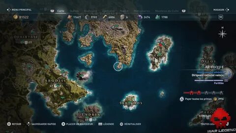 Sacred vows ac odyssey location