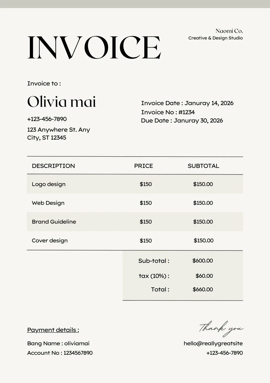 Print invoice. Print invoice