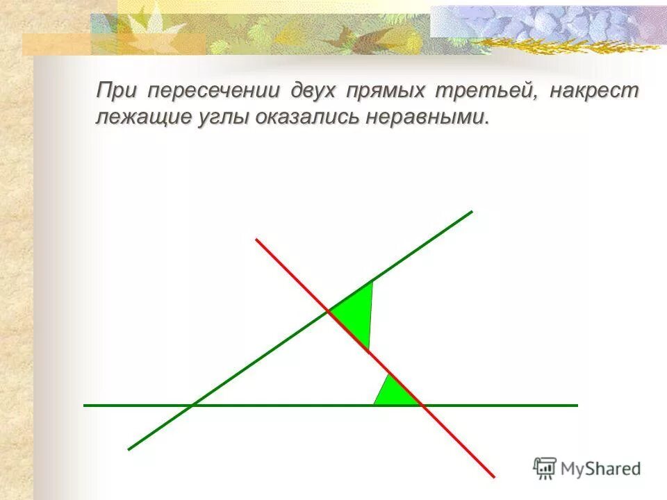 Виды углов при пересечении двух прямых третьей. При пересечении двух прямых третьей. Пересечение двух прямых третьей. При пересечении двух прямых третьей прямой. Две прямые пересечены третьей.