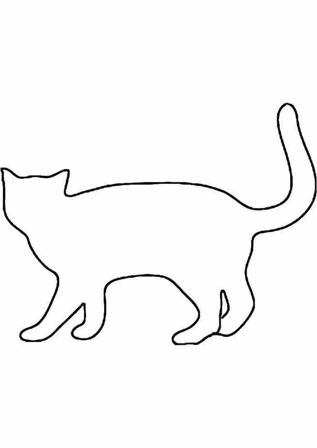 Кошка для вырезания из бумаги. Трафарет кошки для рисования. Шаблон кошки для рисования. Шаблон кота для рисования. Кошка макет для вырезания.