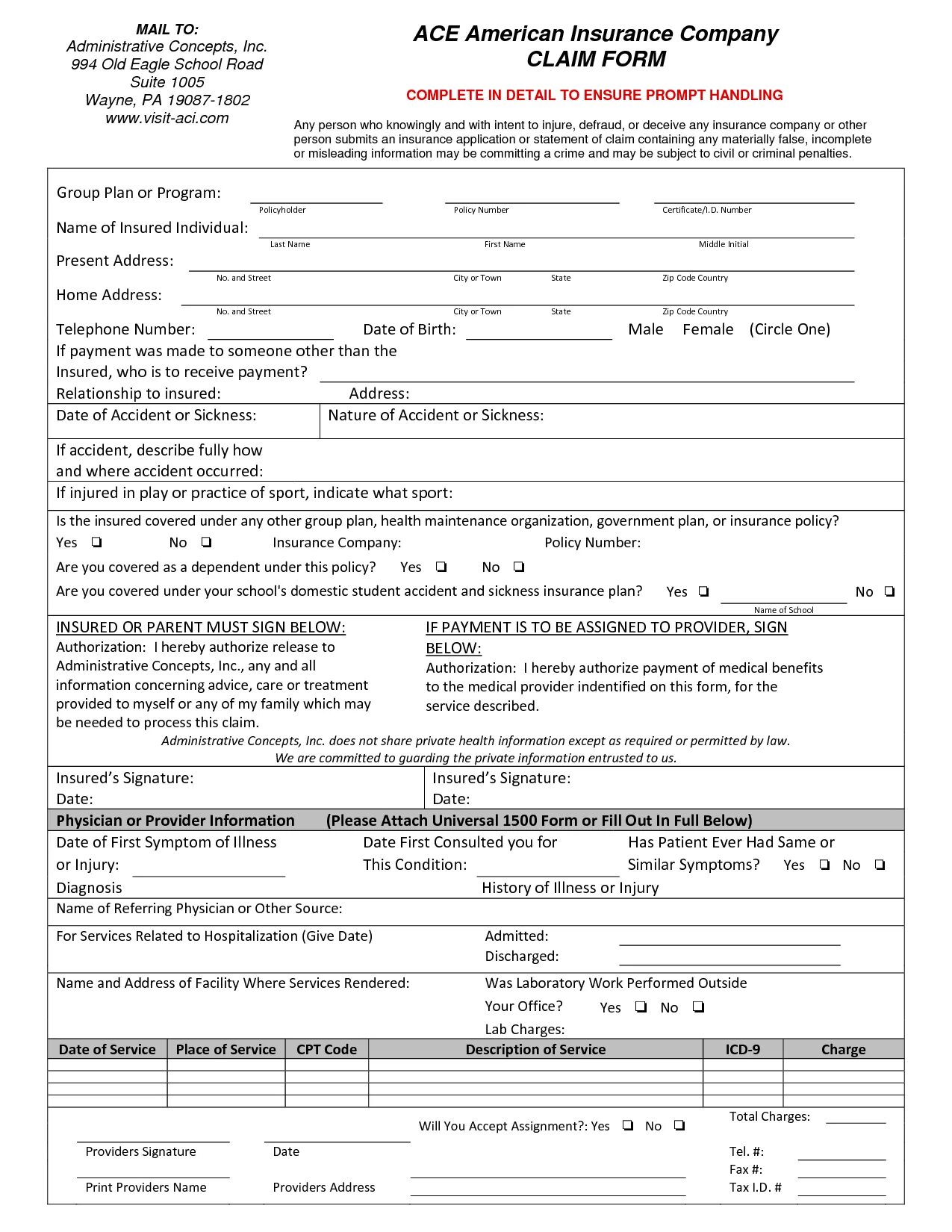 Company form