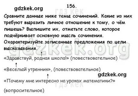 Сравните данные темы сочинений какие