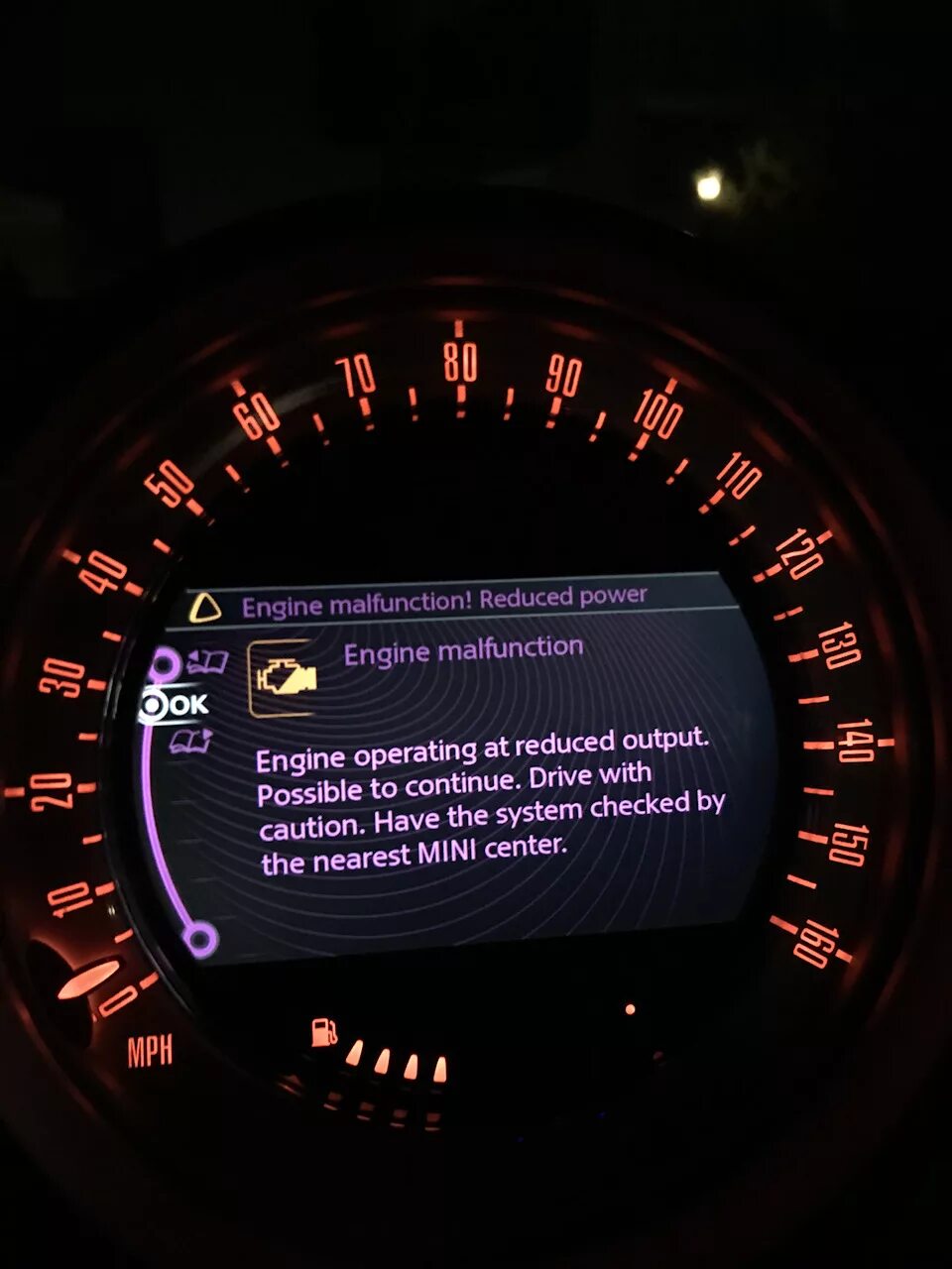 Electronic malfunction. Electronic malfunction