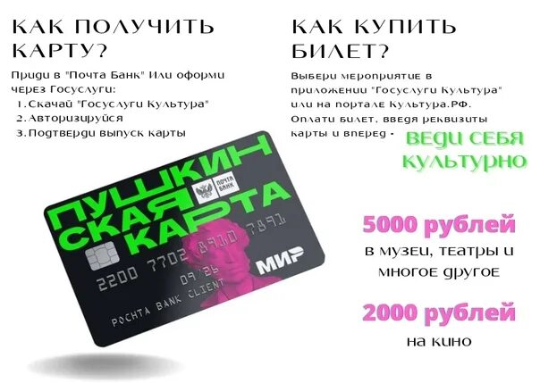 Пушкинская карта для молодежи как оформить. Пушкинская карта 2025 год.