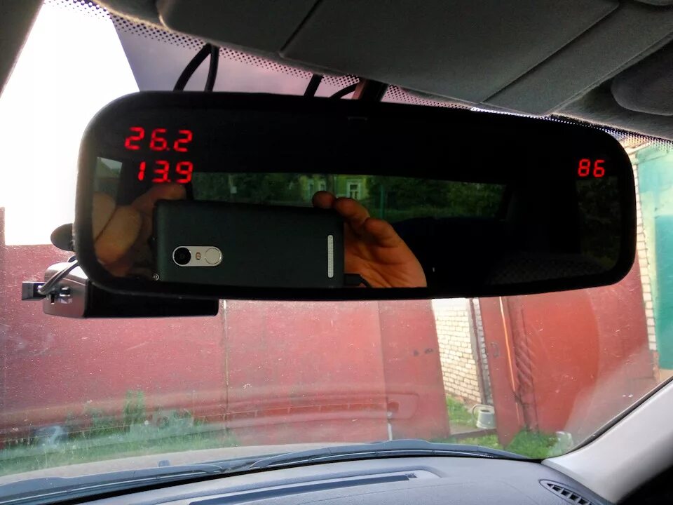 Computer mirror. Computer mirror