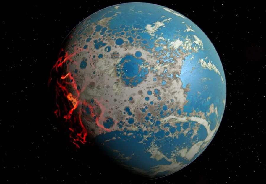 Земля 4. 5 миллиарда лет назад. Катархейская эра. Земля 4. Земля 4мелеарда лет назад.