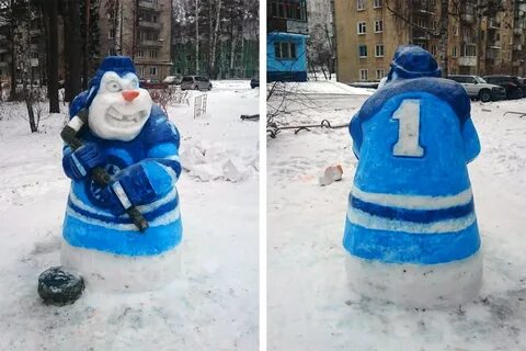 Слепил я девушку из снега
