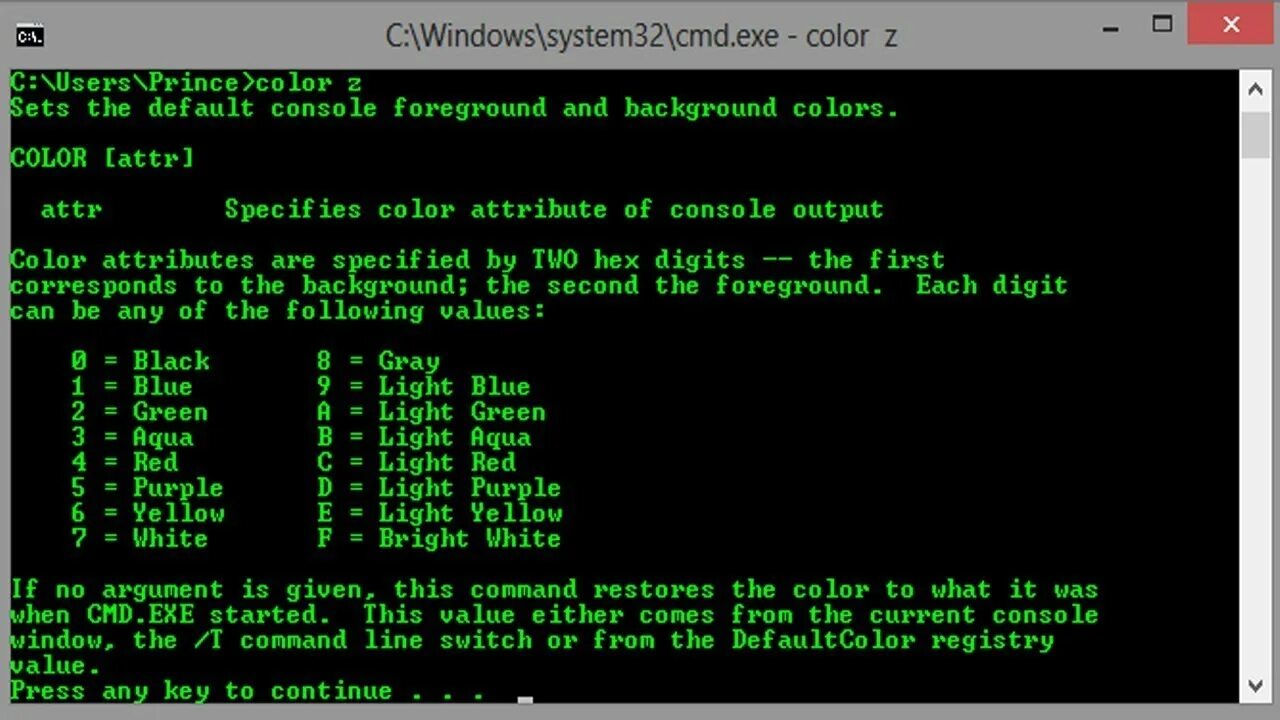 Cmd url. Командная строка колор. Цвет консоли cmd. Зелёная консоль cmd. Цвета командной строки.