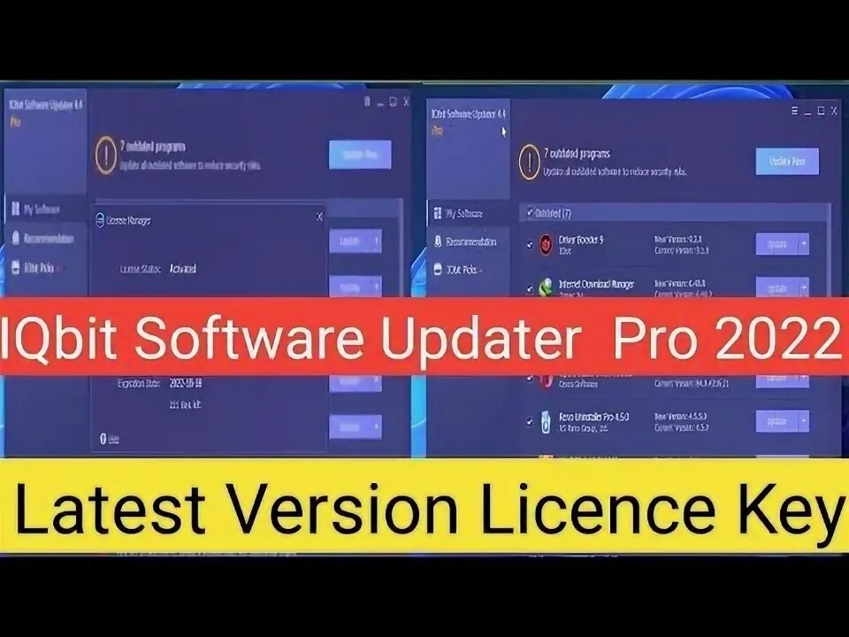Iobit software updater 7.1 ключ. Iobit software updater pro ключ активации лицензионный 2025.