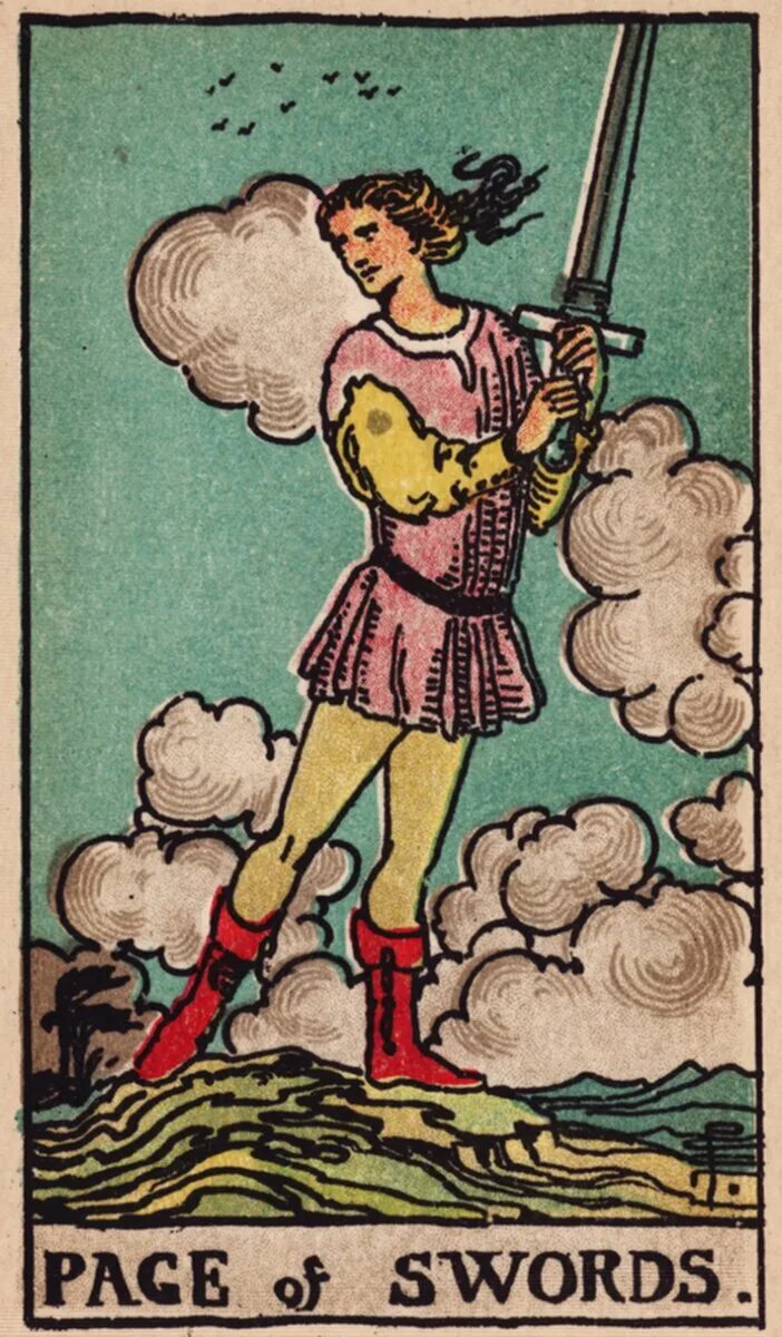 Паж мечей уэйт. Значение карты таро паж мечей. Паж мечей перевернутый. Паж мечей перевернутый. Паж мечей таро значение в любви.