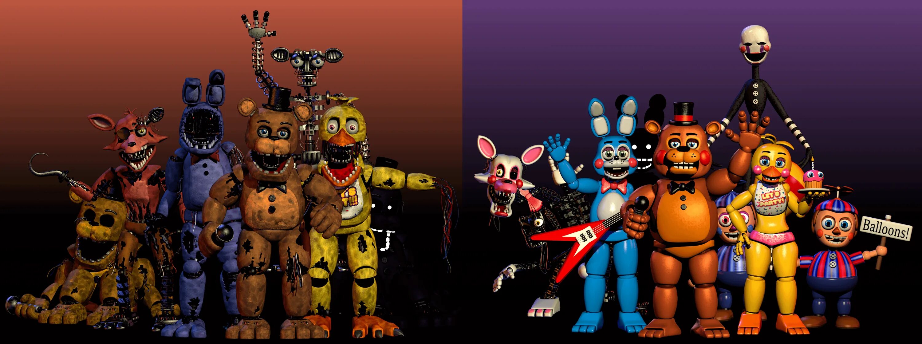 Five nights at freddy's 1 часть. Фнаф 2 фнаф 2. Фнаф 2 фнаф 2. Аниматроники фнаф 1. Фнаф 2 полностью.