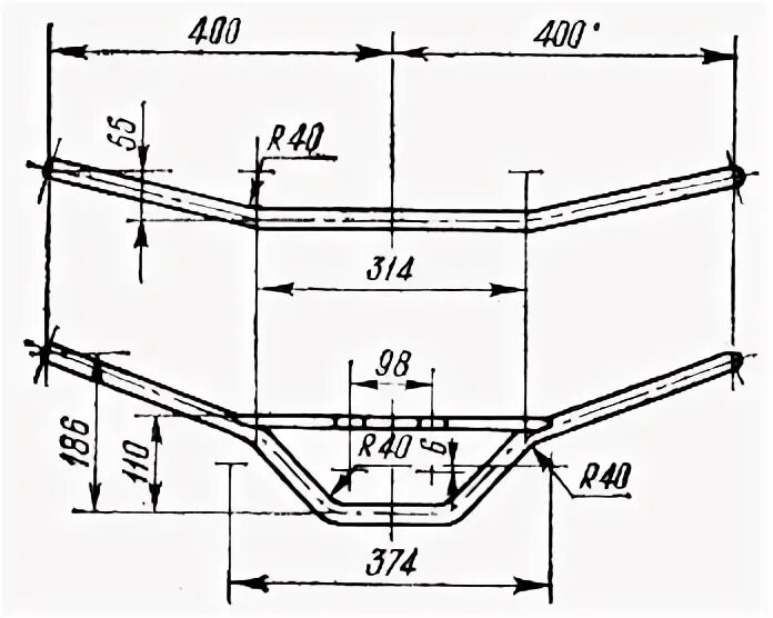 диаметр руля иж