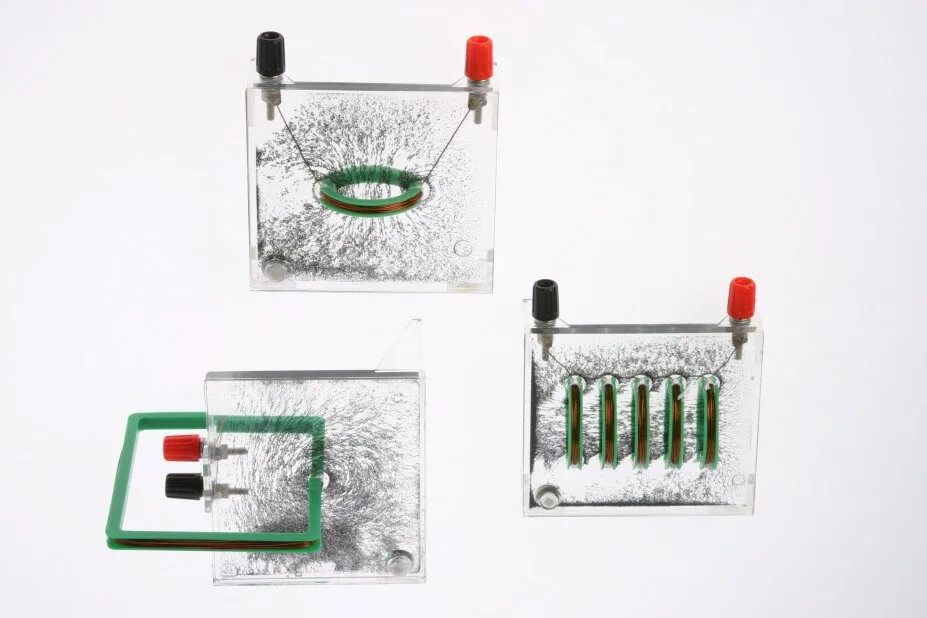 комплект приборов для изучения спектров магнитных полей. 2. набор для демонстрации объемных спектров постоянных магнитов. набор для демонстрации спектров магнитного поля тока. прибор для демонстрации спектров электрического поля.