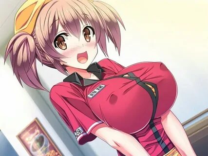 Girl breast animation