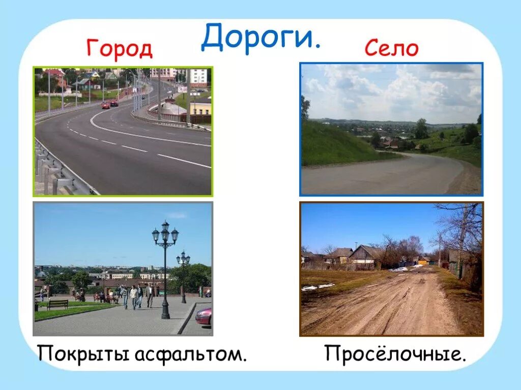 В городе урок 1 класс. Презентация по окружающему миру 2 класс город и село. Город и село. Отличие города и села. Окружающий мир город и село.