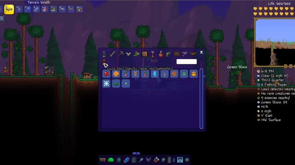 Террария Mod browser. Моды на террарию IMKSUSHI'S Mod. Recipe browser Terraria. Террария мод на рецепты крафта.