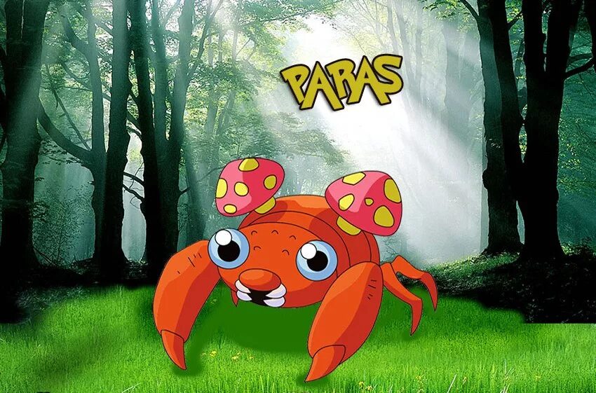 картинки покемон парас. покемон парас. парасект покемон. покемон гриб. парасект шайни.