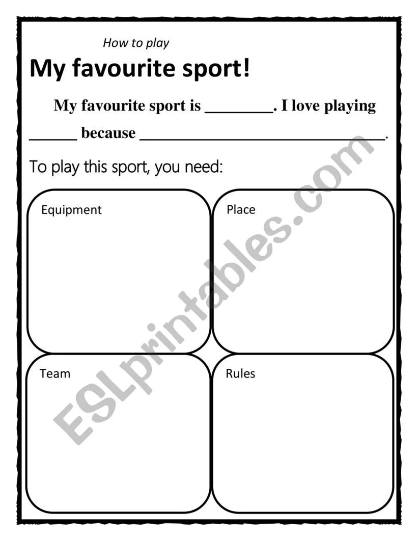 My favourite sport worksheets. Презентация на тему sport in my life. Спортивные плакаты для детей. Тема sport for children. Виды спорта.