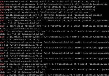 Linux список файлов