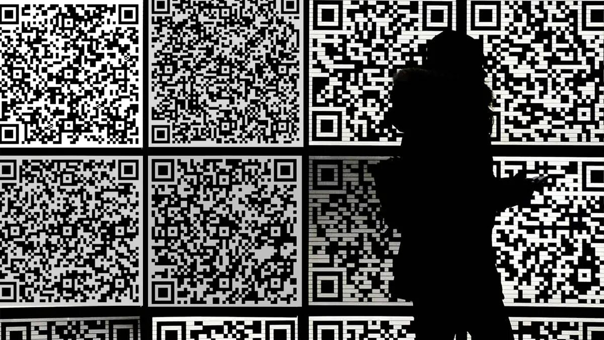 Qr код картины. Огромный qr код. картина qr код. самый первый qr код. стена с qr кодами.