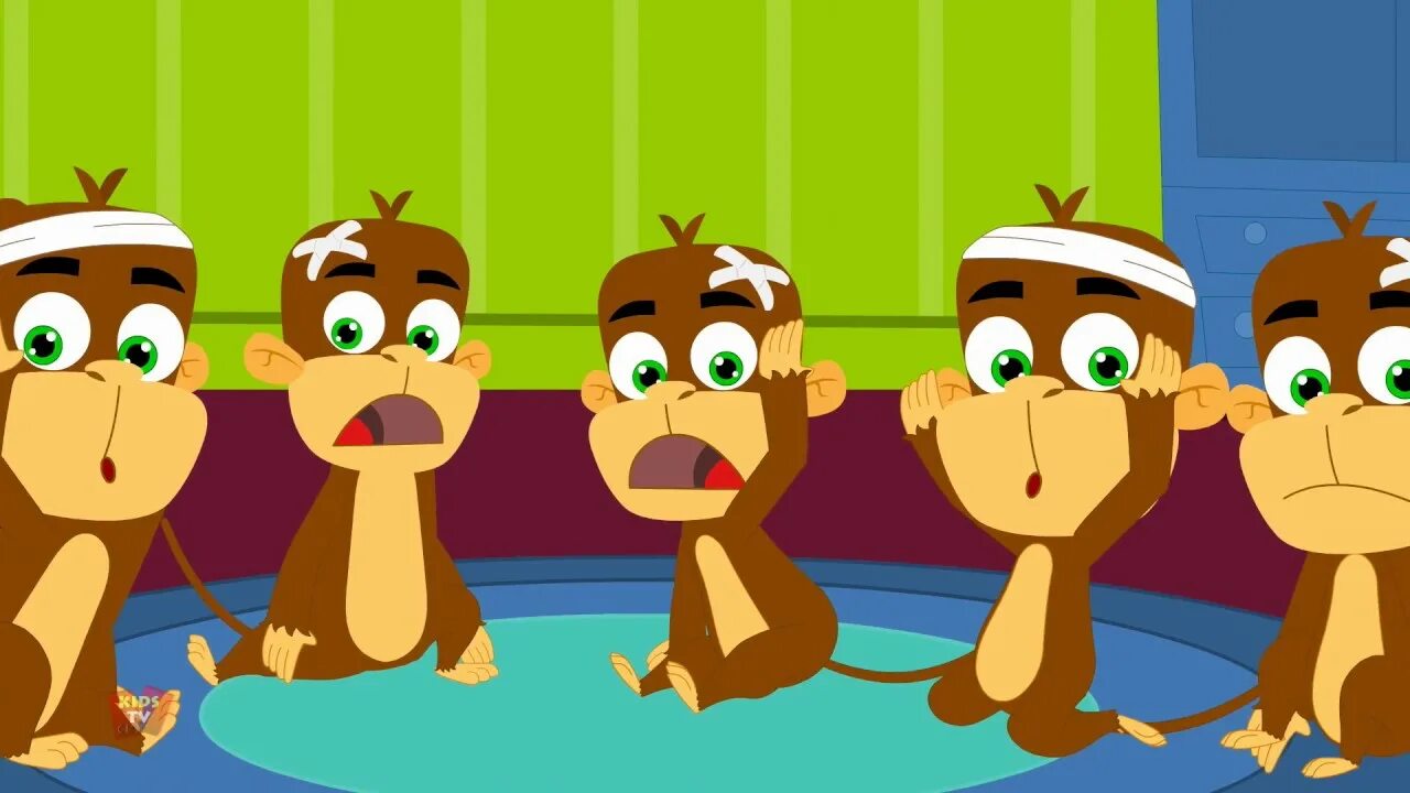 Включи видео little monkey. Five little monkeys nursery rhymes. gracie lou five little monkeys. five little monkeys kids tv. abc song for kids обезьянки.