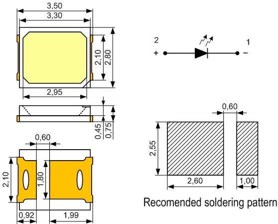 Диод 2835. СМД светодиоды 2835. Параметры светодиодов SMD 2835. Светодиоды SMD 2835 Datasheet. Трехкристальные светодиоды SMD 2835.