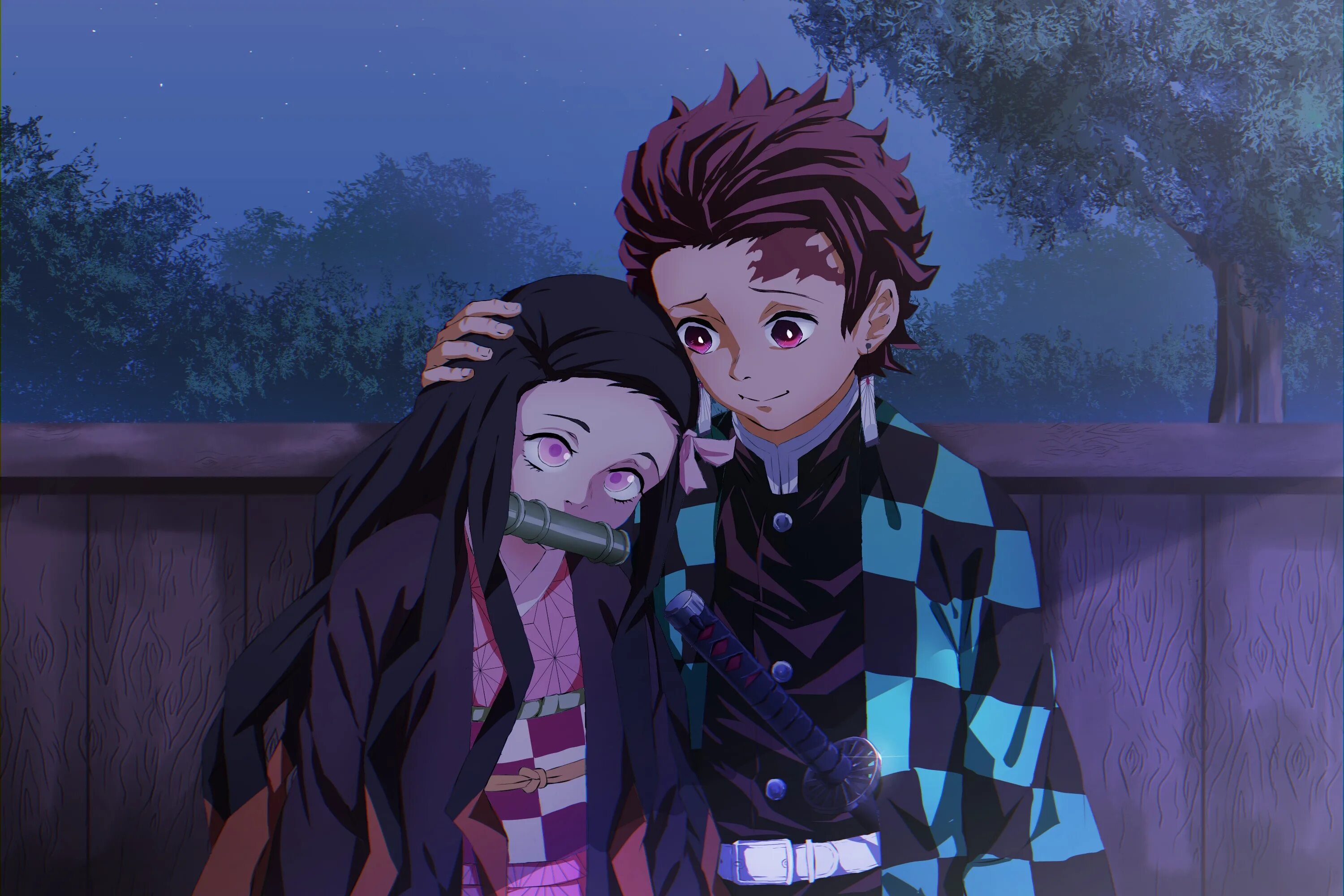 Kimetsu no yaiba game. Танзиро Камадо. Танджиро Камадо демон. Незуко Камадо. Танжиро и Незуко.