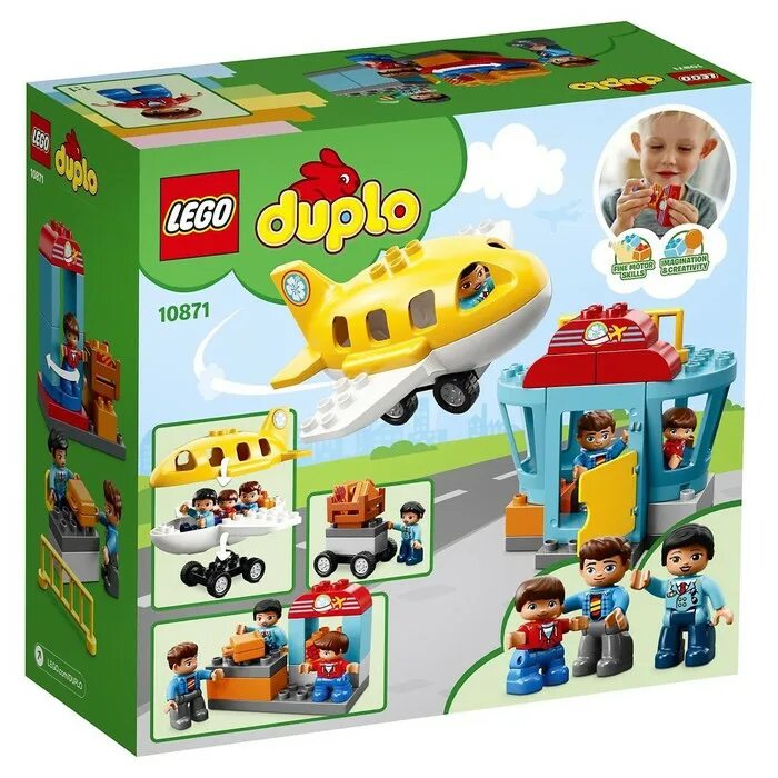 Duplo самолет. 10871 аэропорт lego duplo. конструктор lego duplo 10871 аэропорт. lego аэропорт duplo town (10871). lego duplo town аэропорт.