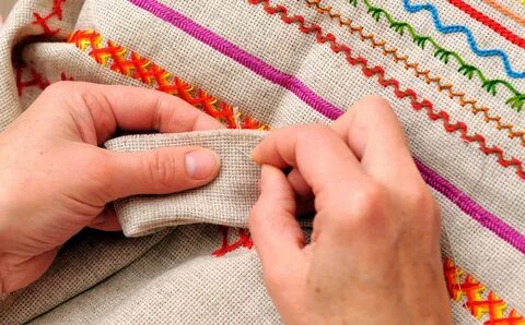 Hand sewn