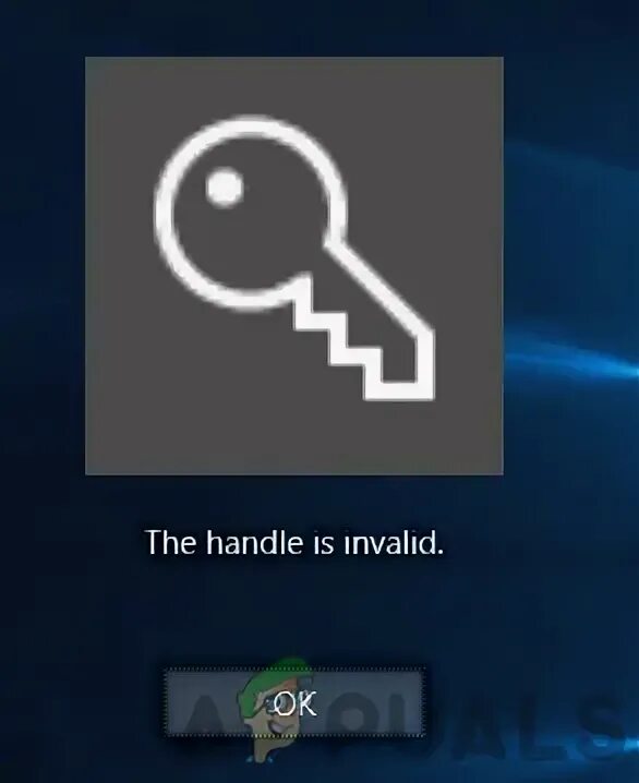 Error invalid handle. The handle is invalid что делать. live handle is.