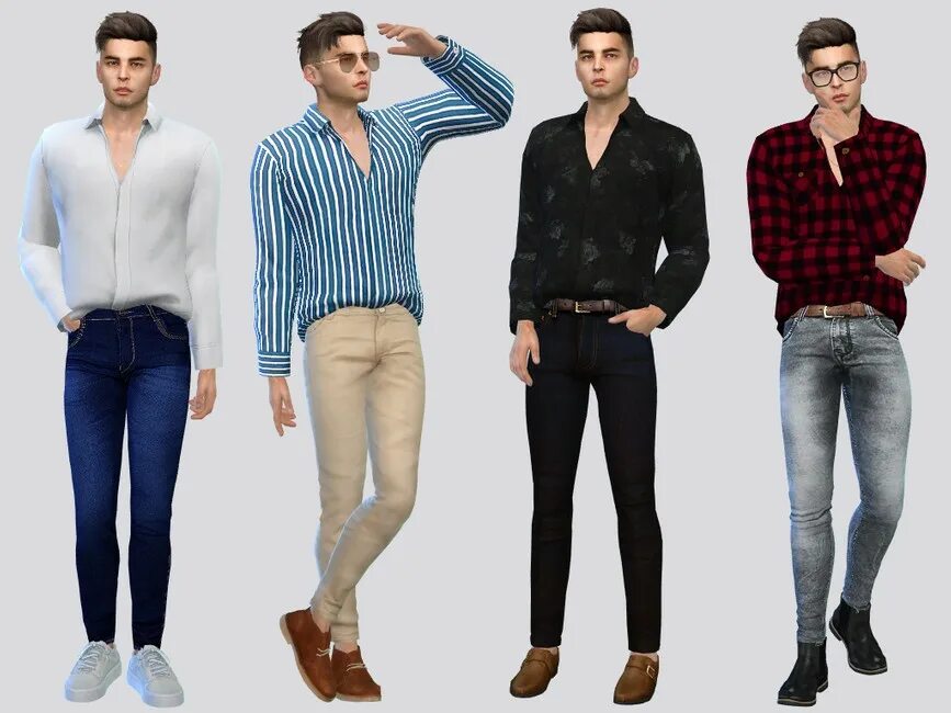 «The SIMS 4: мужская мода» – sp28. SIMS 4 мужская одежда. SIMS 4 Shirt. Симс 4 рубашка мужская.