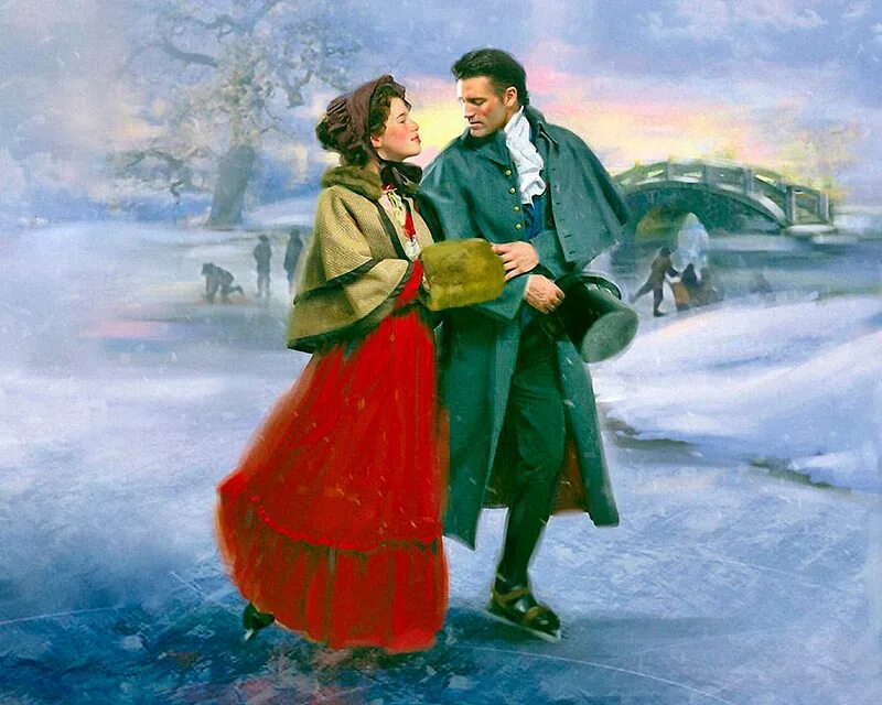 Влюбленная барышня