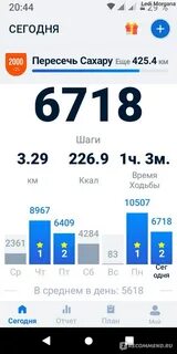 2000 шагов