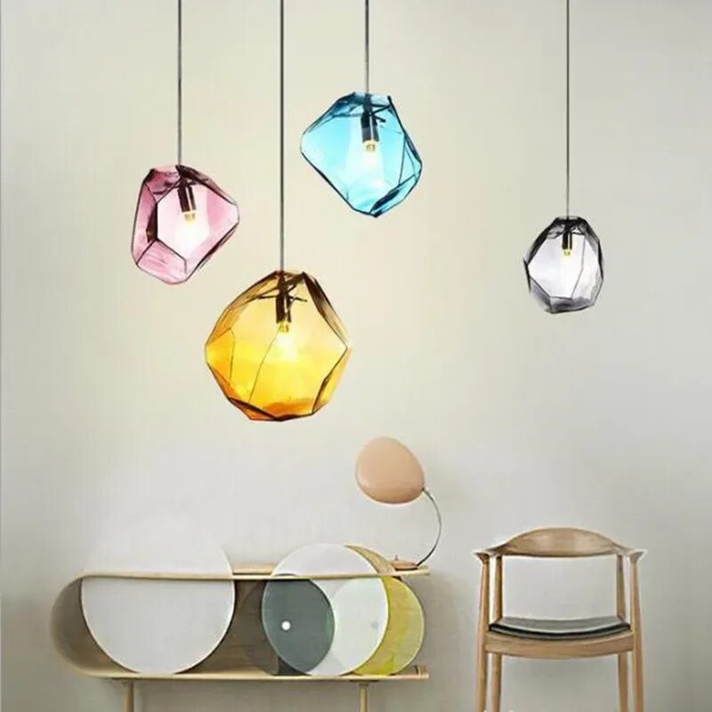 Crystal pendant lamp. Светильник loft multicolor glass. подвесной светильник hanging lamp louise bradley crystal drape light. подвесной светильник beaded pendant lamp saucers. люстра подвесная crystal pendants 10 loft-concept. потолочная.