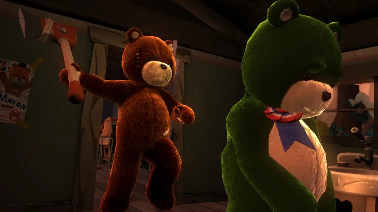 4 медведя игра. Игра Naughty Bear. Naughty Bear Xbox 360. Naughty Bear: Gold Edition ps3. Злой плюшевый медведь.